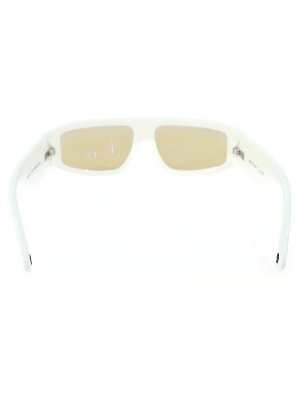 Chanel CC Logo Nylon Fiber Shield Shape Sunglasses Eyewear Black White